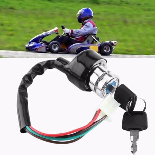 Universal 6 Wire Ignition Switch 3 Position 2 Keys Motorcycle Kart Pit Quad Bike Motorcycle Switches 2016