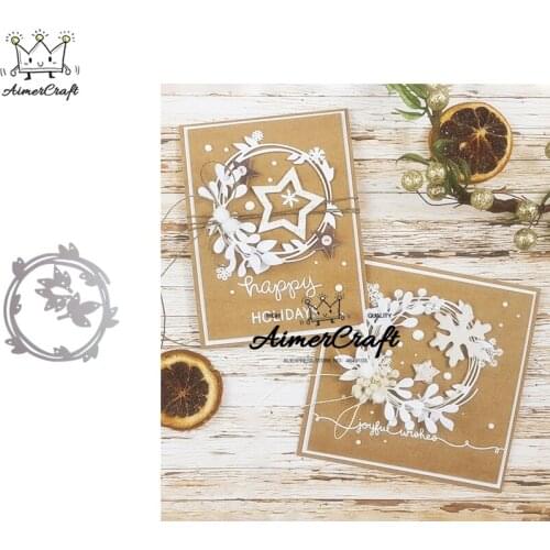 Wreath Metal Cutting Dies Scrapbooking Stencil For DIY Paper Card Decorative Embossing Die Cut Craft Dies Supplies New 2019
