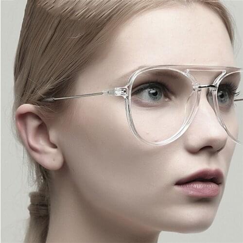 Veshion Ladies Glasses Frames Women Transparent Frame Brand Designer Optical EyeGlasses Fashion Eyewear Computer Glasses