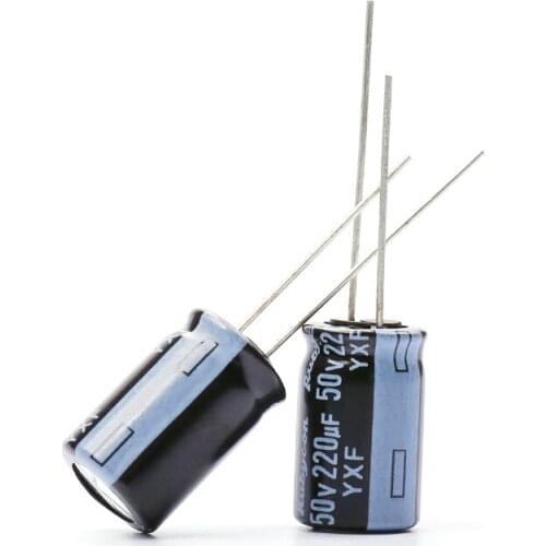 5PCS 25V 220UF 35V 220UF 50V 220UF 50V 470UF Internal Resistance High Frequency Capacitor for RC FPV ESC F4 F7 Flight Controller