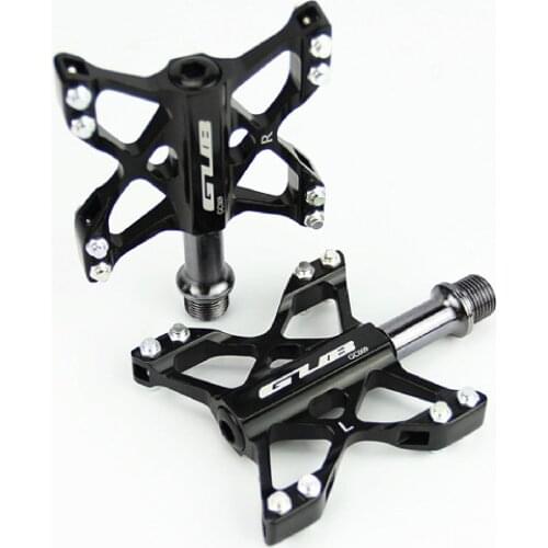 1Pair GUB Sealed Bearing Mountain Bike Pedals Platform Bicycle Flat Pedals GC009 Pedals Non-Slip Molybdenum Steel Flat Pedals