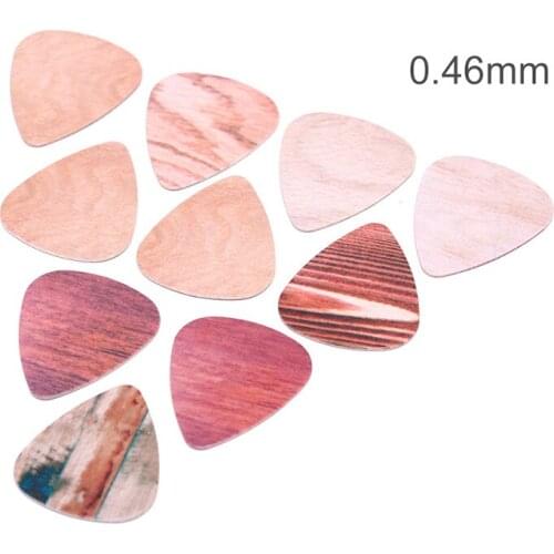 IRIN 10pcs Newest Wood grain Guitar Picks Thickness 0.71mm guitar strap guitar stringsThickness 0.46mm Thickness 1.00mm
