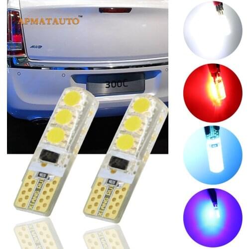 2 x T10 W5W T16 License Number Plate Light No Error LED Bulbs For Chrysler 300 C Sebring PT Cruiser