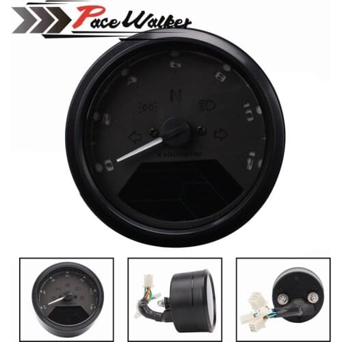 8-18V Universal LCD Digital Tachometer Speedometer Odometer Motorcycle Motorbike 12000RPM Motorcycle Accessories 2 4 cylinders