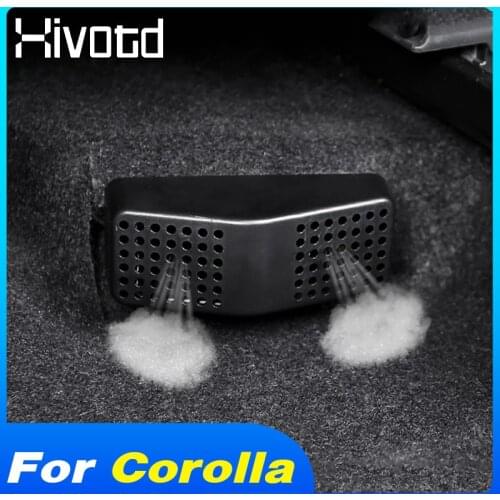 Hivotd Under Seat Air Vent Outlet Grille Cover Interior Accessories Car Protection Parts For Toyota Corolla E210 2019 2020 2021