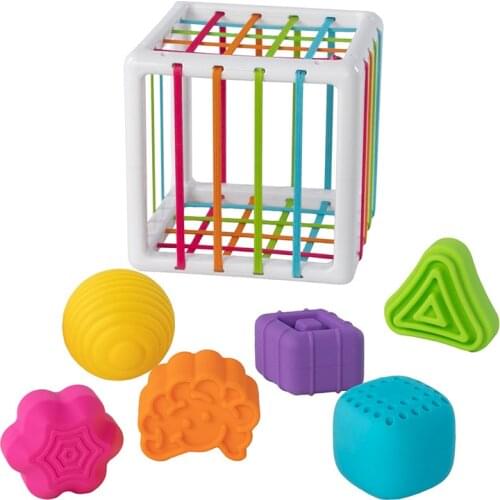 New Colorful Shape Blocks Sorting Game Baby Montessori Learning Educational Toys For Children Bebe Birth Inny 0 12 Months Gifts
