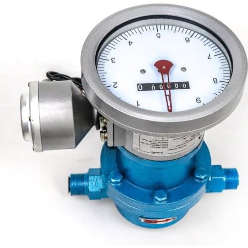 Rs485 output oil flow meter stainless steel oval gear flow meter