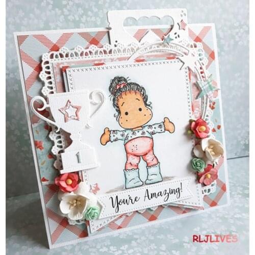 Winner Cup Big and Small Metal Cutting Dies Stencils for DIY Scrapbooking Stamp album Decorative Embossing DIY Paper Cards