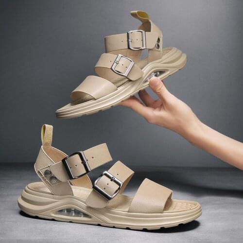 Summer Men Sandals Summer Sneakers For Men Suede Mens Flip Flops Zapatillas Deportivas Verano Hombre De Slippers Work Shoes