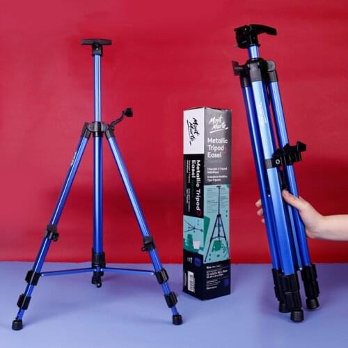 Aluminum Alloy Folding Easel 146cm Retractable Bracket Sketch Easel Lightweight Sketch Easel Desktop Easel