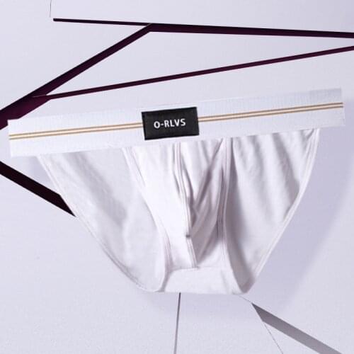 ORLVS Briefs Male 5cm Wide Belt Independent Codpiece Mens Underpants Anti-hemming Prevent Clinging To Rectal Area Seamless Hip
