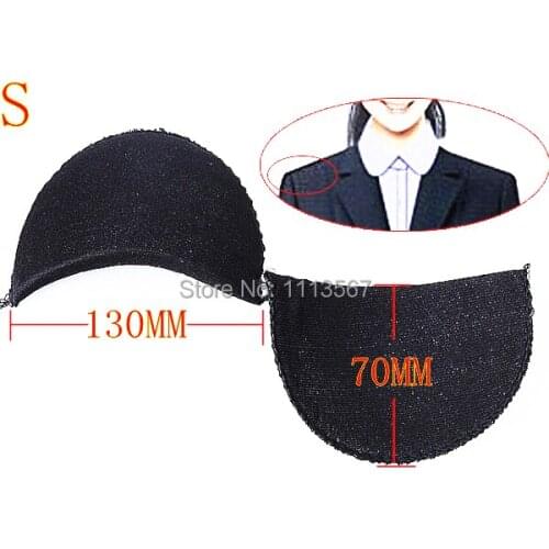 50set S Size Black Sewing in Shoulder Soft Padding Foam For Blazer/Dress JD6