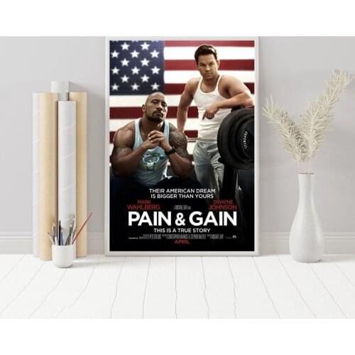 Pain & Gain Movie Poster Wall Painting Home Decoration ( No Frame )