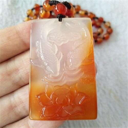 Natural chalcedony, more than a year, pendant pendant, beaded sweater necklace, men and women cb26