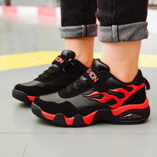 Big Children Shoes Boys Sneakers Breathable Outdoor Kids Sport Shoes Running Shoes Tenis Infantil Lace Up Basket Footwear