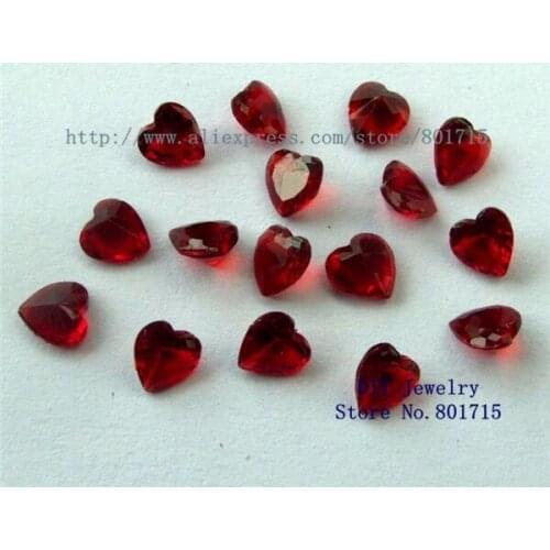 Wholesales heart free ship 10pcs 5mm birthstone floating charm Garnet Januaryfor floating locket as familie friends gift
