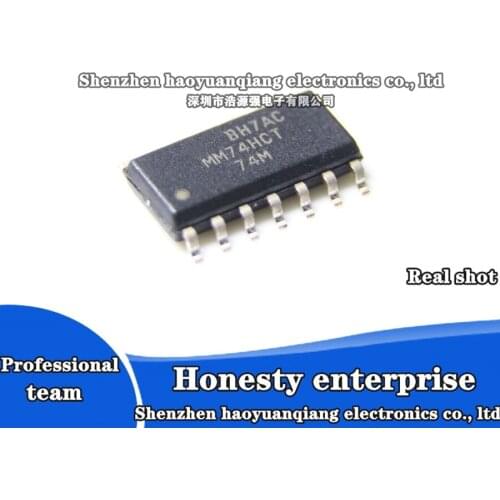 5PCS Genuine original 74HCT74M MM74HCT74MX chip SOP-14 3.9MM logic chip