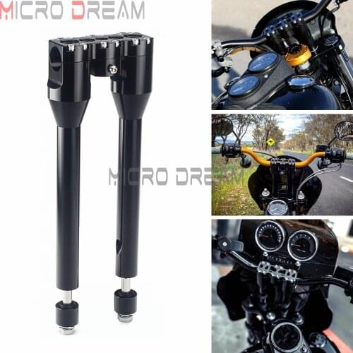 For Harley Dyna Electra Glide Fatboy Iron 883 Road Glide Sportster Softail FXR Motorcycle 32mm 1-1/4" Handlebar Riser Top Clamp