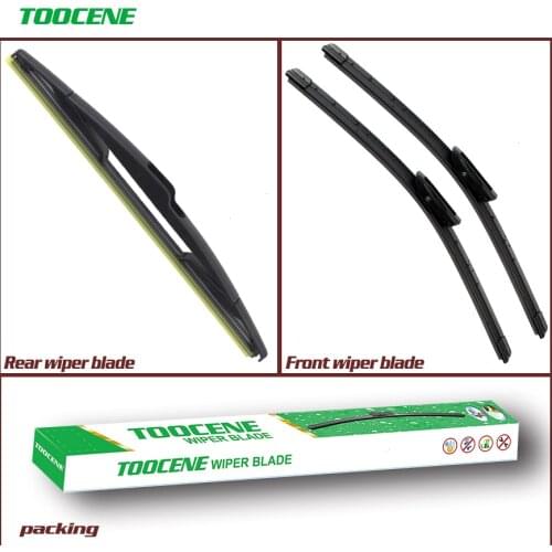 Front and Rear Wiper Blade For Renault Clio 3(Hatchback) 2005-2007 Windshield Rubber Brush Car Accessories 24+16+14