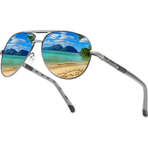 Polaroid Sunglasses Square Vintage Sun Glasses YECKPOWO Brand Polarized Sunglasses Oculos masculino for Men Russia Fast Ship