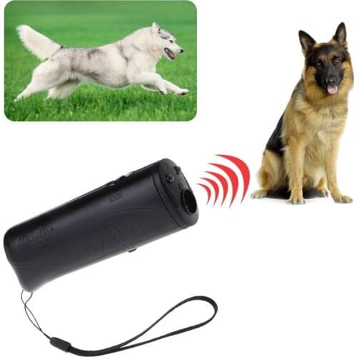 3-in-1 Ultrasonic Anti Bark Stop Barking Dogs Training Repeller Control Traine