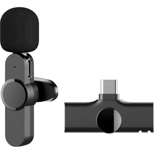 USB Type C Microphone Plug And Play Phone Mic For Podcasting Wireless Radio Microphone For Video Shooting Phone Accessories
