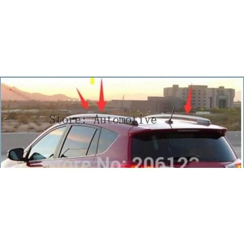 High quality FOR OEM aluminium for Toyota RAV4 2013 2014 Black baggage luggage roof rack bar cross bar