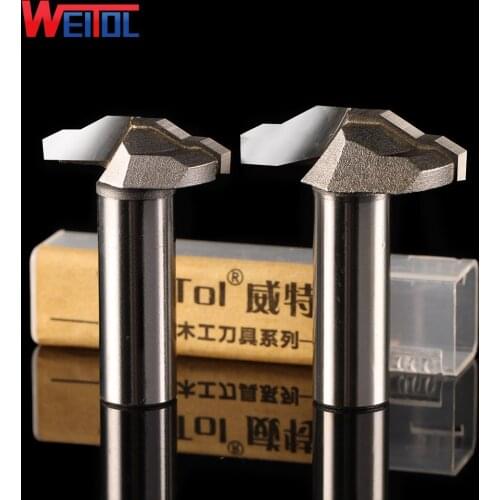 Weitol 1pcs 1/2" inch Woodworking Cutter Router Bits for wood,Wear-resisting carbide Two layer stair shaped carving bit