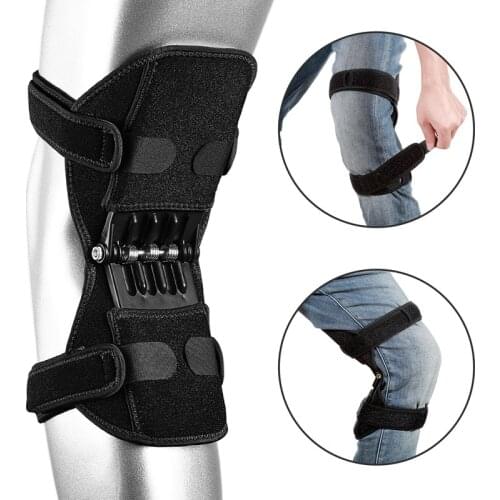 Knee Protector Joint Support Knee Pads Rebound Powerleg knee booster brace support ortofit stabilizer joelheira Power Lift