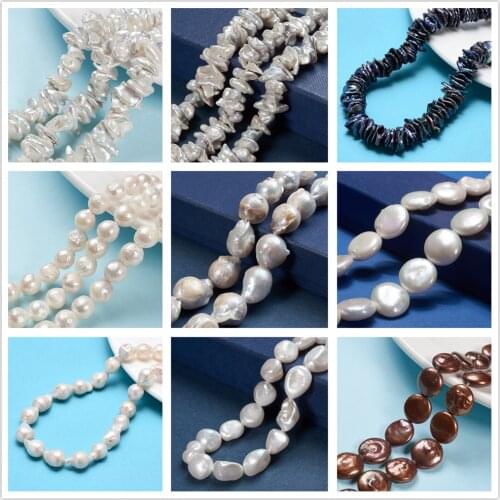 Antique White Nucleated Pearl Beads Keshi Pearl Beads for Jewelry Making necklace bracelet Accessories decoration F80