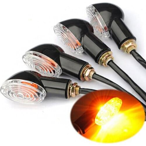 1Pc motorcycle 12V 10W turn signal indicator light flash amber light universal modified mini off-road vehicle turn signal