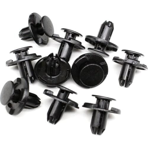 10Pcs 8mm Hole Boot Trunk Trim Left or Right Rocker Fender Liner Moulding Clip For 2003-2021 Nissan 01553-05933