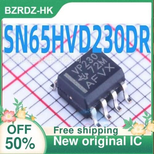 2-10PCS/lot SN65HVD230DR VP230 3.3V SOP-8 65HVD230 New original IC
