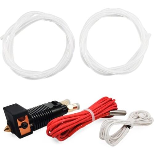 2 In 1 Out MK8 Hotend 12V/ 24V All-metal Extruder Kit for Creality CR Series 3D Printers Repair Parts