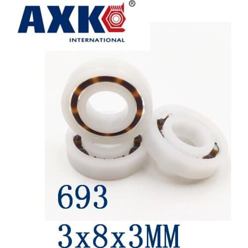 2019 Real Sale Thrust Bearing Rolamentos Axk 693 Pom (10pcs) Plastic Ball Bearings 3x8x3 Glass Balls 3*8*3mm