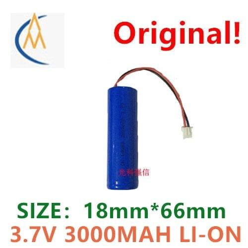 Brand new genuine 3.7V polymer lithium rechargeable battery 18650 3000mAh circuit board equipment lead flashlight sound