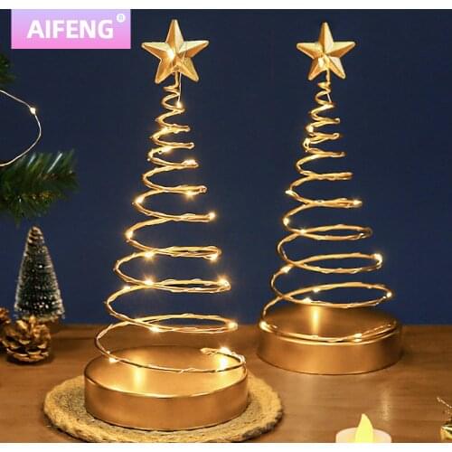 AIFENG LED Table Lamp Ring Table Lamps For Bedroom Living Room Christmas Night Light Table Light Table Lamps Battery Powered