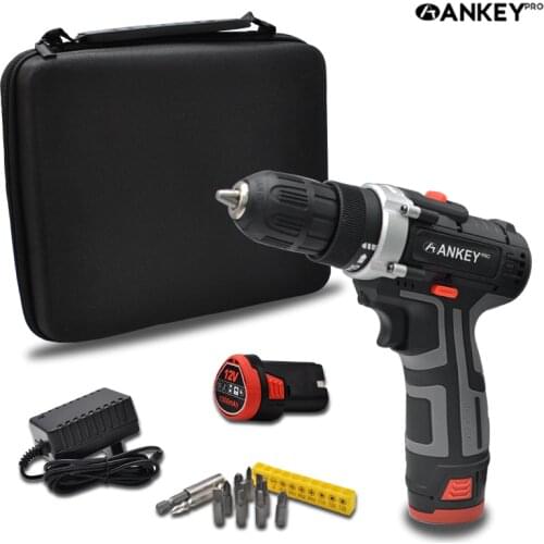 12V Power Tools Screwdriver Cordless Electric Drill Lithium Battery Mini Screwdriver Power Tool Cordless Drill Set Mini Bit