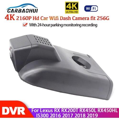 Car DVR Wifi Digital Video Recorder Front Camera Dash Cam HD 2160P For Lexus RX RX200T RX450L RX450HL IS300 2016 2017 2018 2019
