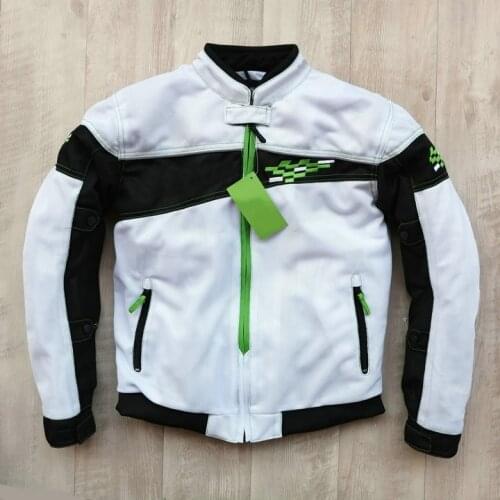 Free shipping 2018 Street Motorcycle Moto GP Racing Team for KAWASAKI Jacket Riding with Protectors