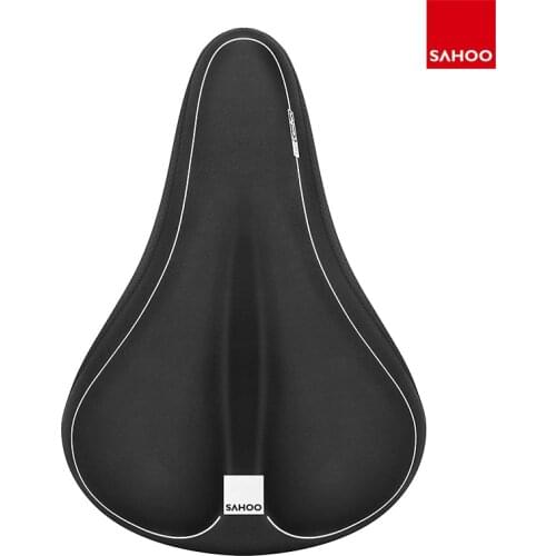 SAHOO 511517 Soft Comfortable Bike Bicycle Seat Cover Bike Cushion Protective Cover Bicycle Saddle Cover
