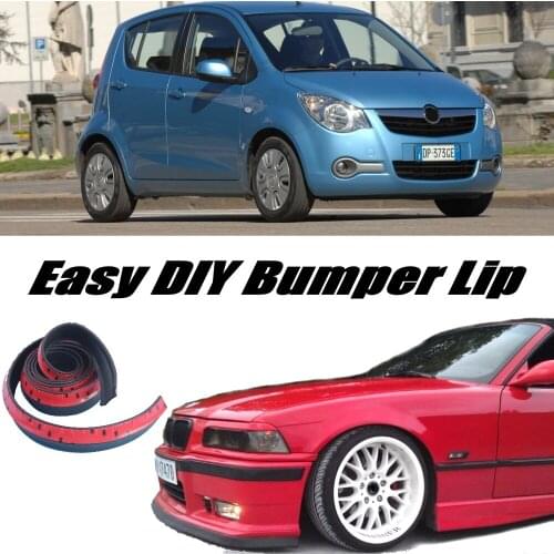 NOVOVISU Bumper Lip Deflector Lips For Opel Agila For Suzuki Wagon / Splash For Vauxhall Agila Front Spoiler / Body Kit Strip