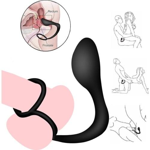 Adult Dildo Anal Butt Plug Ring Penis Prostate Massage Sex Toys For Women Men Gay Phalluses Masturbation Orgasm Erotic Sex Shop