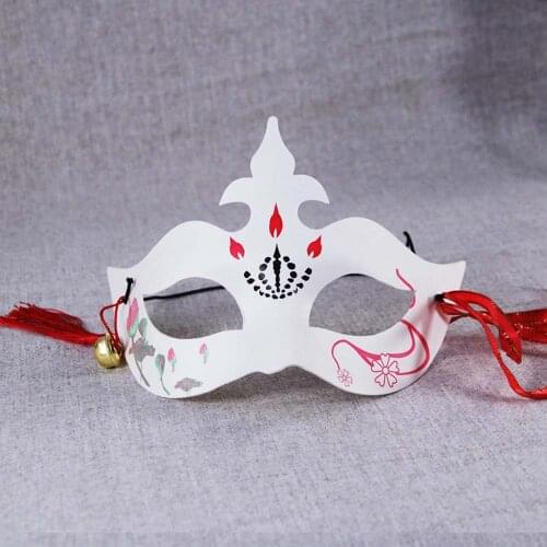 HOT Funny Beautiful Queen Fox Half Face Mouth Women Men Cosplay Masks Masquerade Ball Party Adult Children Halloween Xmas Mask