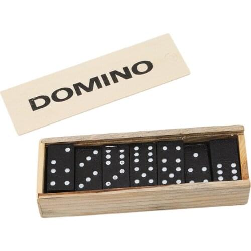 Classic Domino Board Game Toy Set Travel Funny Table Game Domino Blocks Kits Educational Toys For Children Gift