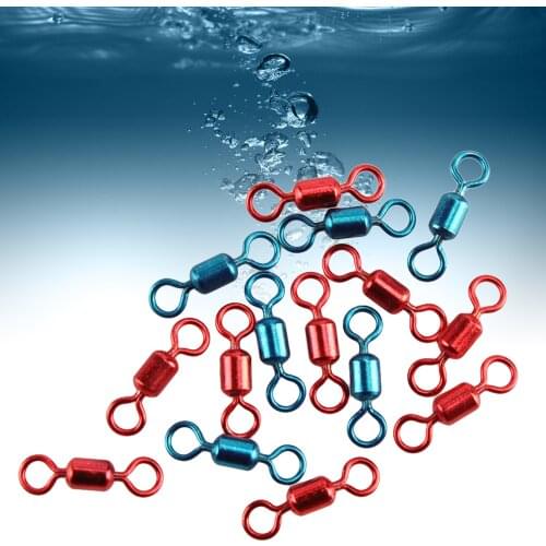 10Pcs Competitive Swivel Lightweight American Swivel Connector Copper Swivel 8 Fishing Gear Accessories High-speed Fishing Rings