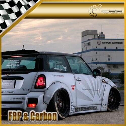 FRP Fender For F56 Mini Cooper S TP Style Wide Body Glass Fiber Front & Rear Fender Trim(S Only)