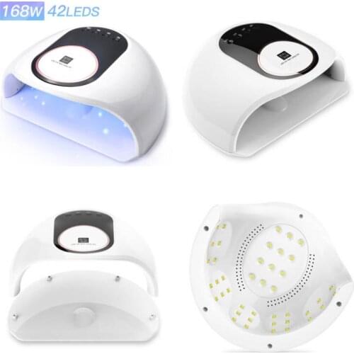 42 LED Lamp For Nails Dryer Manicure Nail Lamp 4 MODE With Motion sensing LCD Display Touch switch Curing Gel Nail Polish