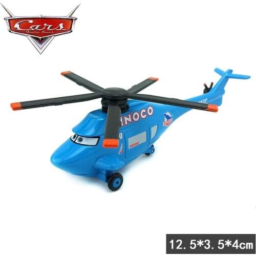 Disney Pixar Metal 1:55 Car Model Childrens Toy Car King Helicopter Rescue Plane The Best Gift for Children