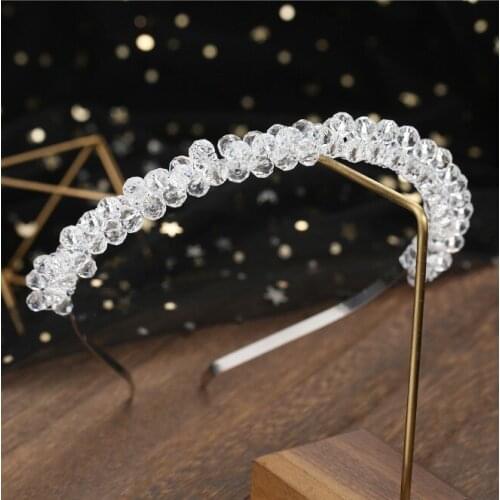 New Arrival Trend Fashion Luxury Big Beaded Headband for Women Hair Band Girls Hairbands Party Pearl Girls Hair Accessories